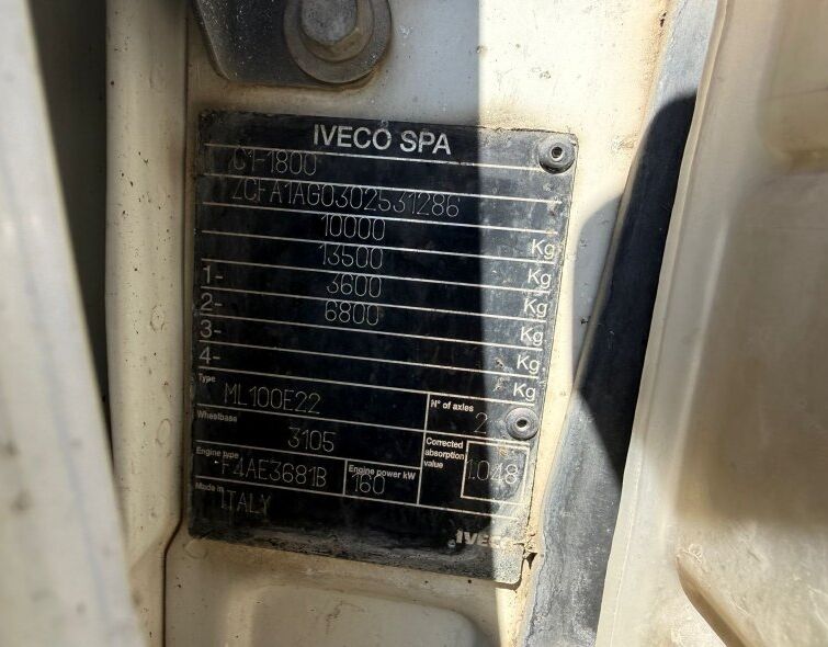 IVECO  EUROCARGO 100E22 **HOOKLIFT CONTAINER TRUCK**